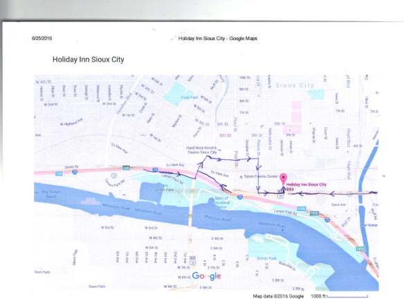 Holiday Inn Map for Regional